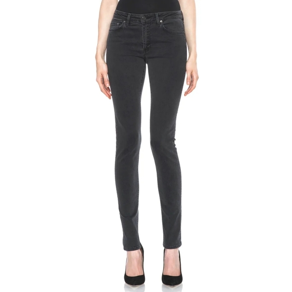 Acne Studios Skin 5 Jeans in Used Black 30/32 - Picture 1 of 8